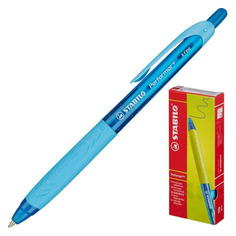 Ручка шариков. Stabilo Performer 328/3-41 синий d=0.30мм кор. автоматическая 1стерж. резин. манжета 10 шт./кор.