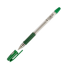 Ручка шариков. Pilot BPS-GP-F-G прозрачный d=0.22мм зеленые резин. манжета 12 шт./кор.