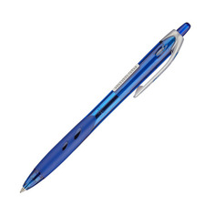 Ручка шариков. Pilot Rex Grip BPRG-10R-F-L прозрачный d=0.32мм синие автоматическая резин. манжета 12 шт./кор.