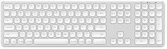 Клавиатура Satechi Aluminum Bluetooth Wireless Keyboard with Numeric Keypad ST-AMBKS-RU беспроводная, английский/русский, серебристый