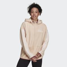 Флисовая толстовка Brand Love Giant Logo adidas Sportswear