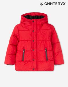 Красная куртка с синтепухом для мальчика Gloria Jeans