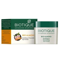 Biotique, Крем для кожи вокруг глаз Bio Almond, 15 г