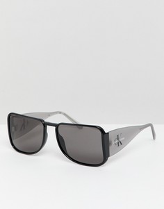 Квадратные солнцезащитные очки Calvin Klein Jeans CKJ18501S-Черный