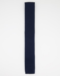 Трикотажный галстук French Connection-Темно-синий