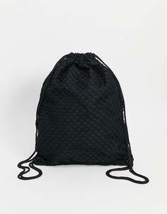 Сетчатая сумка на шнурке SVNX-Черный