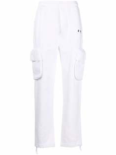 Off-White спортивные брюки с логотипом