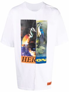 Heron Preston футболка Split Light Herons