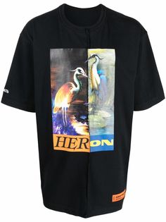 Heron Preston футболка Split Light Herons