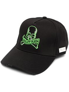 Philipp Plein кепка с декором Skull