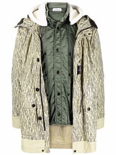 Stone Island парка со съемной курткой