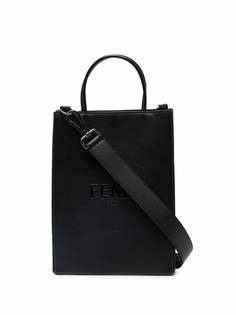 Fendi сумка-тоут с тисненым логотипом