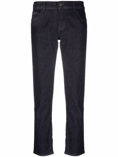 Emporio Armani узкие джинсы с заниженной талией