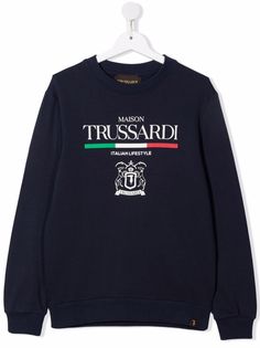 TRUSSARDI JUNIOR толстовка с логотипом