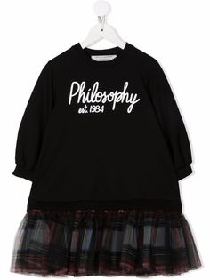 Philosophy Di Lorenzo Serafini Kids платье-свитер с логотипом