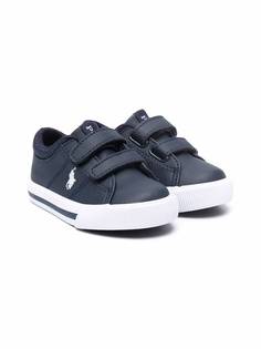 Polo Ralph Lauren кроссовки на липучках с логотипом Polo Pony