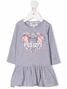 Kenzo Kids платье-футболка с логотипом