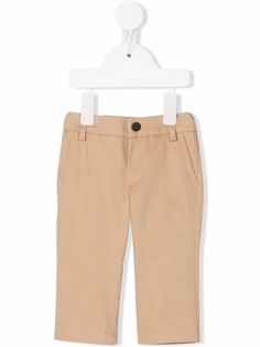 Fendi Kids брюки чинос с вышитым логотипом