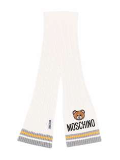 Moschino Kids шарф с принтом Teddy Bear