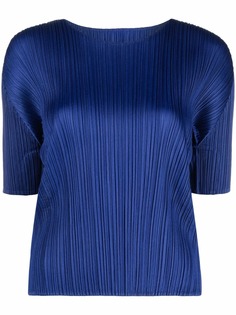 Pleats Please Issey Miyake плиссированная футболка с короткими рукавами