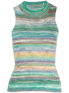Paloma Wool трикотажный топ в полоску