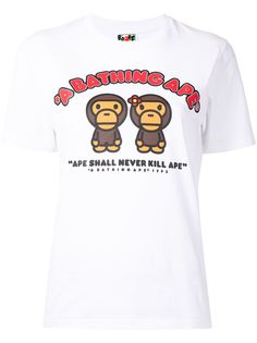 A BATHING APE® футболка с логотипом Bape