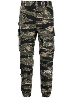 AAPE BY *A BATHING APE® брюки с камуфляжным принтом