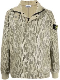 Stone Island худи с принтом