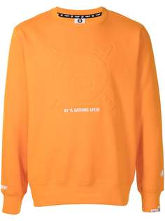 AAPE BY *A BATHING APE® толстовка с тисненым логотипом