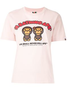 A BATHING APE® футболка с логотипом Bape