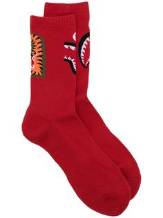 A BATHING APE® носки с логотипом Bape