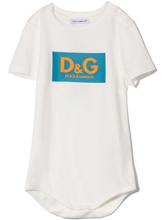 Dolce & Gabbana Kids боди с логотипом