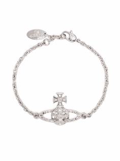 Vivienne Westwood браслет с подвеской Orb и кристаллами