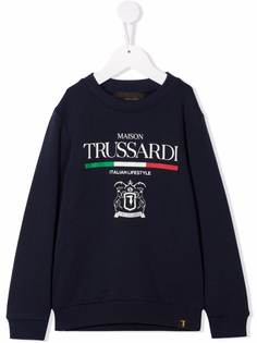 TRUSSARDI JUNIOR толстовка с логотипом