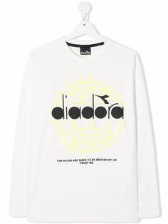 Diadora Junior футболка с длинными рукавами и логотипом