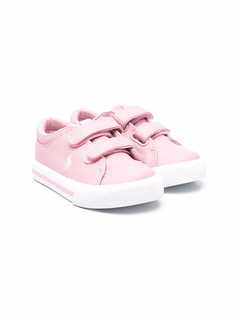 Polo Ralph Lauren кроссовки на липучках с логотипом Polo Pony