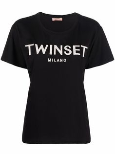 TWINSET футболка с логотипом