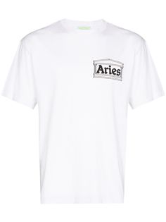 Aries Aries logo printed T-shirt