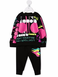 Diadora Junior спортивный костюм с логотипом
