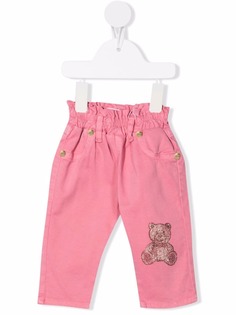 Miss Blumarine прямые брюки с принтом