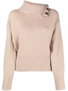 Allude джемпер с воротником на пуговицах