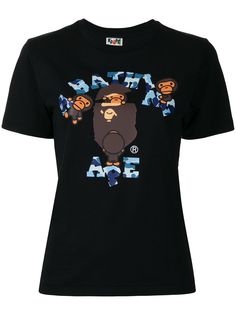 A BATHING APE® футболка с логотипом Bape
