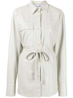 Proenza Schouler White Label рубашка из искусственной кожи