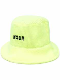 MSGM шляпа с вышитым логотипом