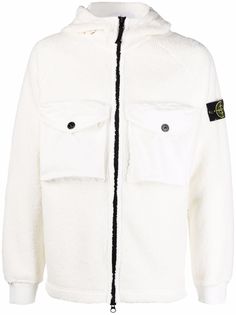 Stone Island флисовая куртка с нашивкой Compass