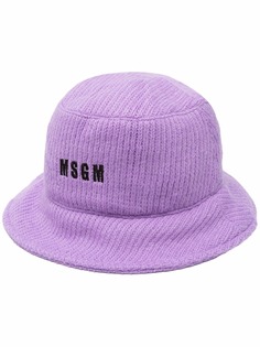 MSGM шляпа с вышитым логотипом