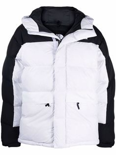 The North Face пуховик в стиле колор-блок