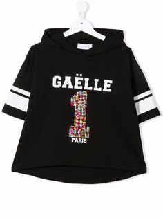 Gaelle Paris Kids декорированное худи с логотипом