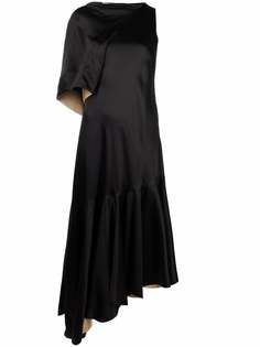 JW Anderson платье асимметричного кроя с одним рукавом
