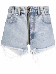 Almaz короткие джинсовые шорты с необработанными краями